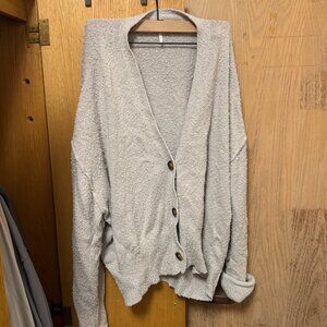 FREE PEOPLE grey cardigan